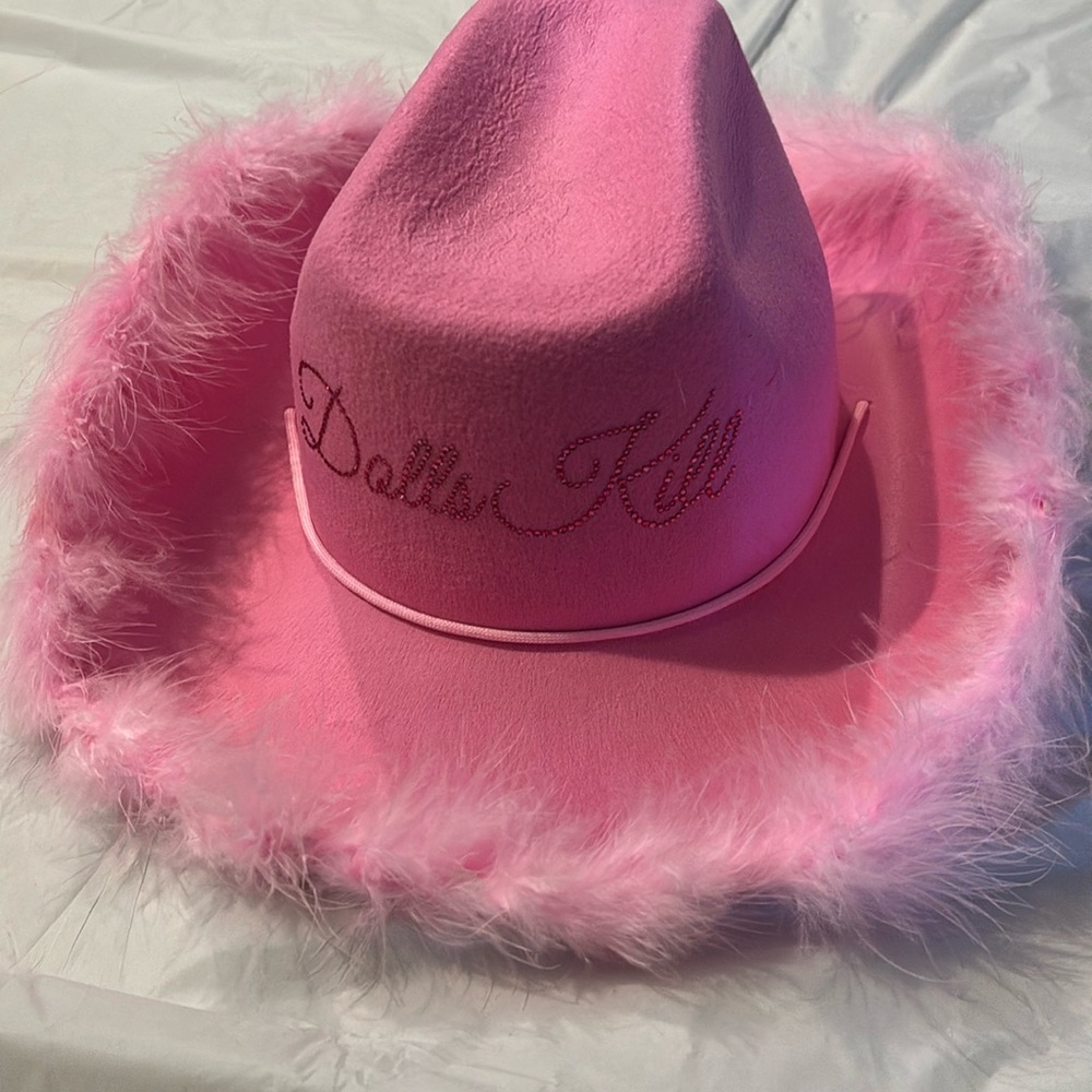 Dolls kill pink cowboy hat